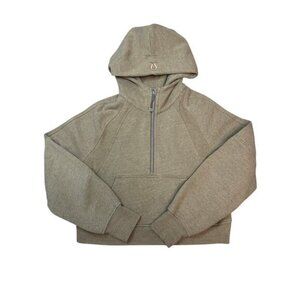 Lululemon Scuba Oversized Half-Zip Hoodie HEATHERED ALLSPICE XS/S